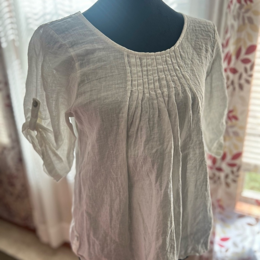 Stella Martini Italian Linen Top